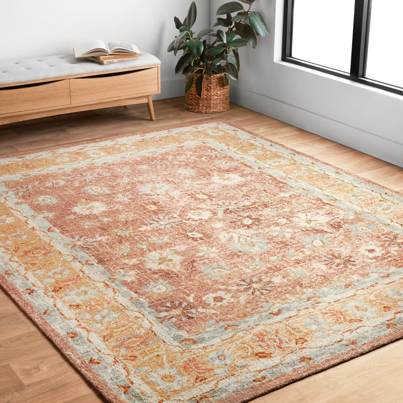 Fitzwater Wool Oriental Indoor Rug, Rectangle 5' x 7'6"
