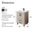 Ensemble de meuble-lavabo simple 24 po Fias