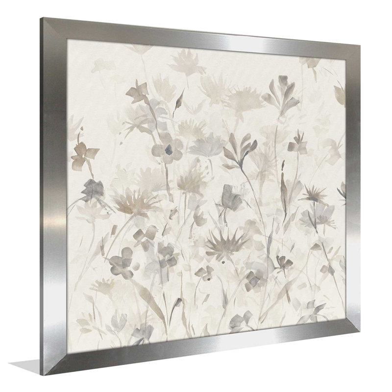 « jardin shadows iv », reproduction de peinture à l’aquarelle sur toile, H 21,5 po x l 21,5 po x P 0,75 po