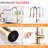 Automatic Smart Hands Kitchen Faucet In Brushed Gold, Touchless With Reliable Motion Sensor And Pull Out Intelligent Control-790484120