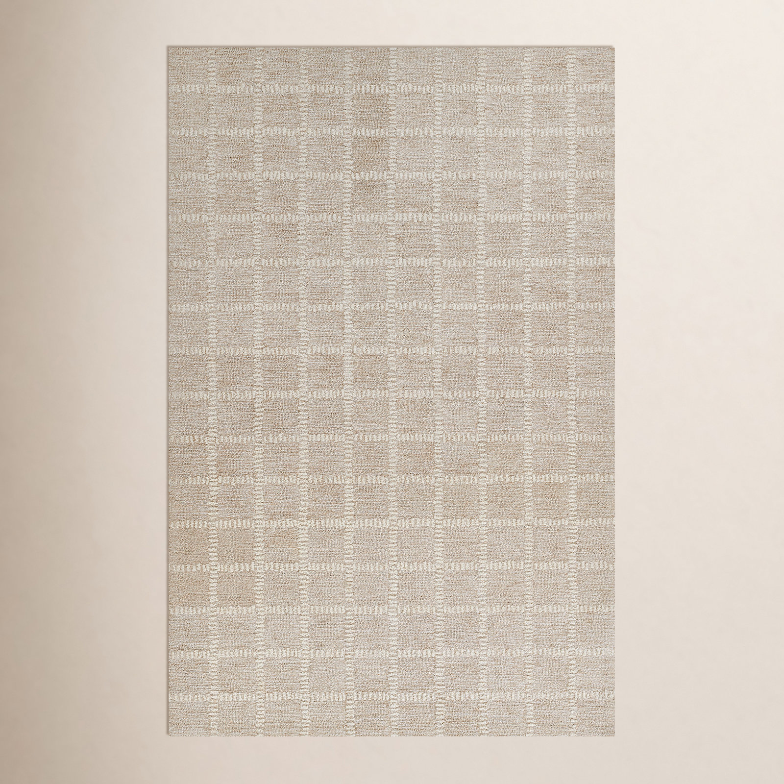 Lanora Hand-Tufted Geometric Wool Rug, Rectangle 8' x 10'