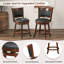 Tabouret de comptoir pivotant 25 po Lequan