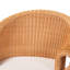 Chaise bohémienne tressée en rotin miel