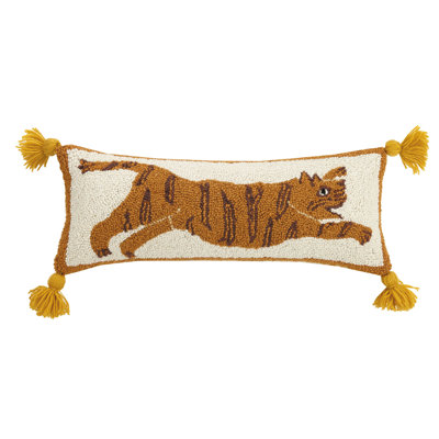 Coussin en laine Justina Tiger