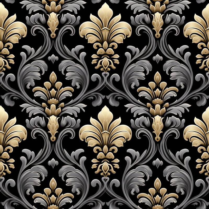 Machine Printed Throw Blanket, 60" L x 50" W, Abstract, Multicolor Gold/Black