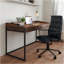 Foley - Chaise de bureau pivotante - Bleu vieilli