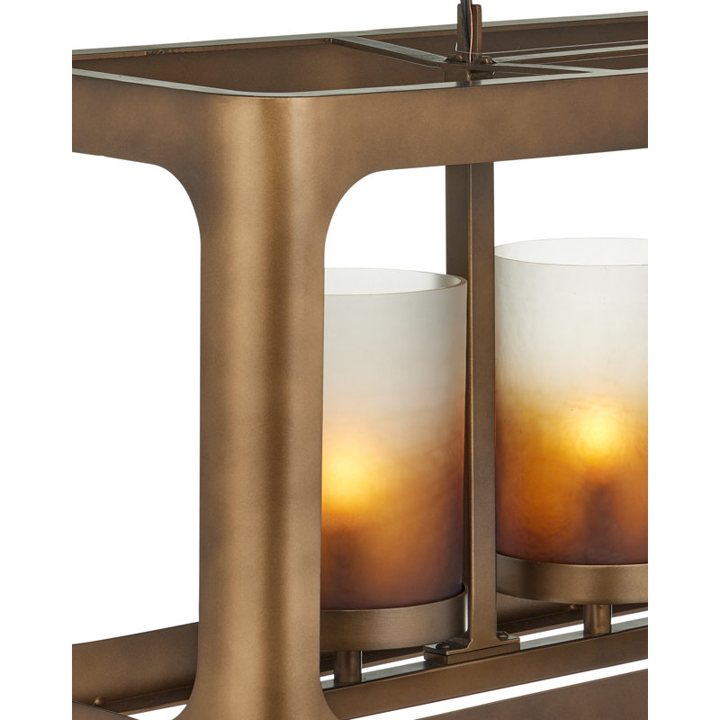 Tenebroso 5 Light Rectangular Chandelier