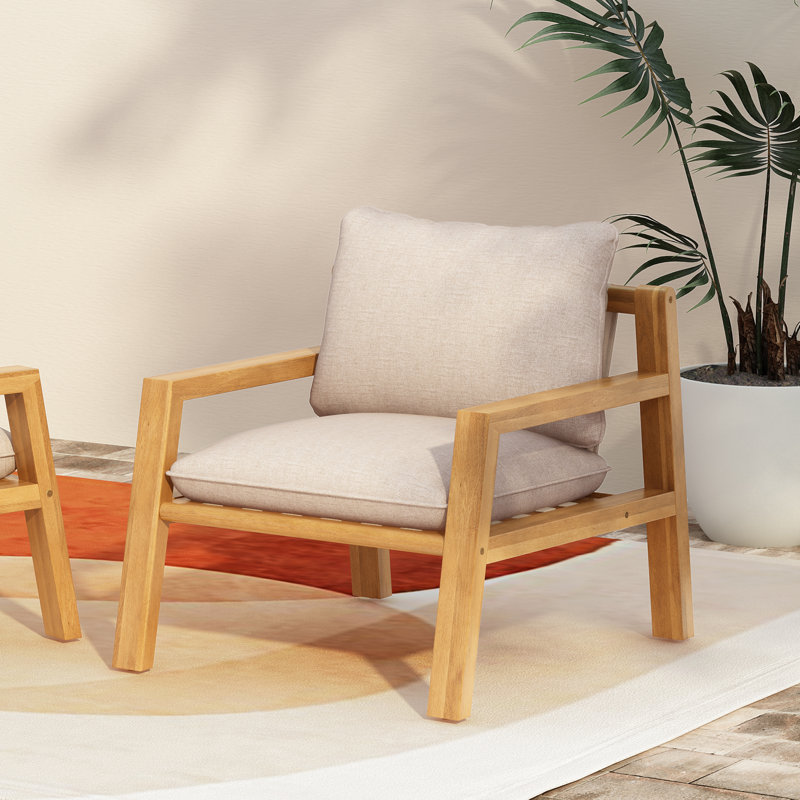 Chaise longue avec coussins Oris
