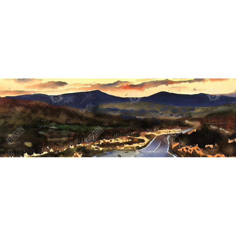 «On The Road To Écosse» sur toile