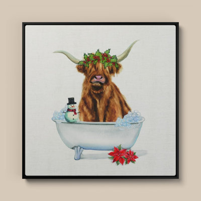 Christmas Soak On de Donna Brooks - Graphisme sur toile