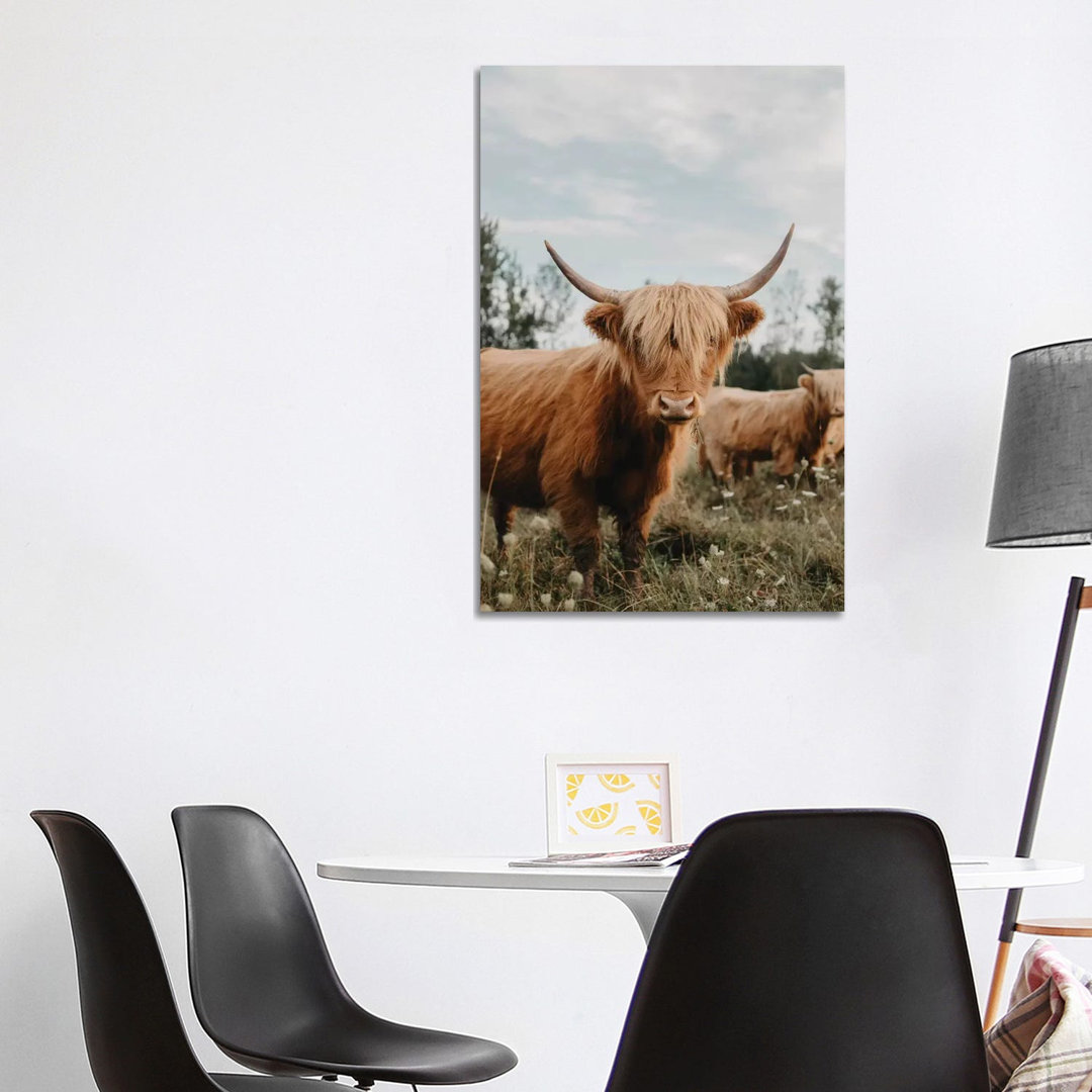 Highland Cow by Chelsea Victoria - Wrapped Canvas Gallery-Wrapped Canvas Giclée