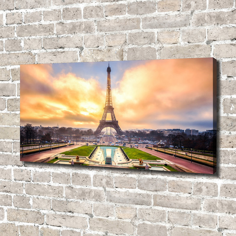 Eiffel Tower Paris - Wrapped Canvas Print
