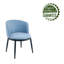 Chaise de salle à manger en tissu avec pieds en fer Swayzee-2065416101