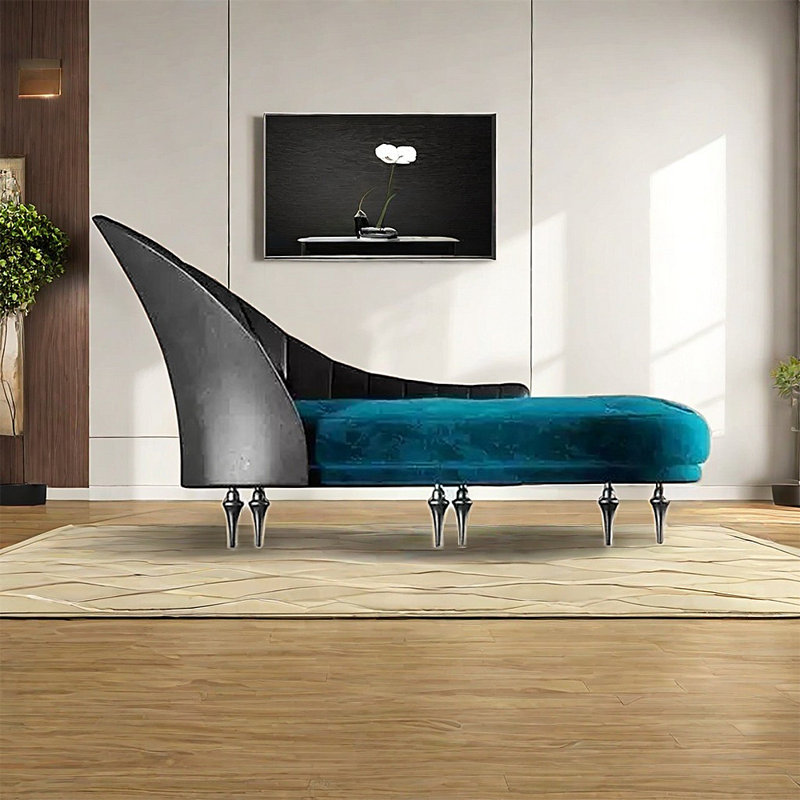 Fauteuil inclinable élégant et luxueux, Orienté à gauche (vu de face)