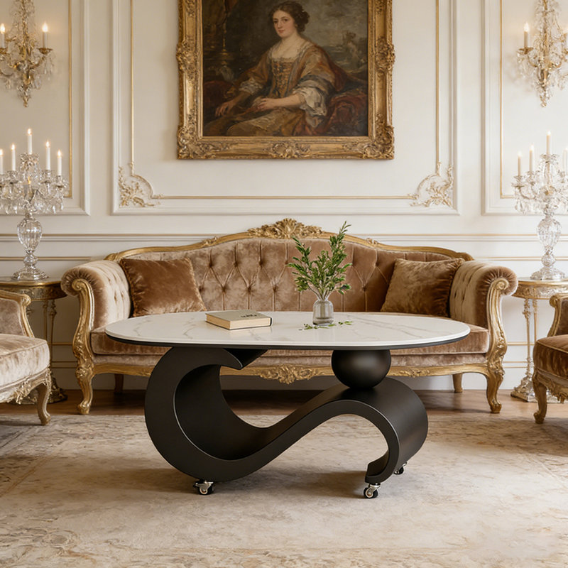 Rodriguez, Blanc / Gris, H 18,5 po x L 47,24 po x l 23,62 po