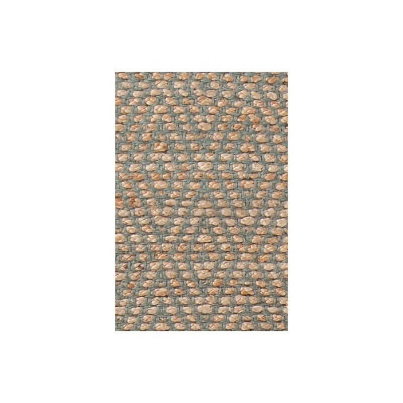 Kanita Authentic Hand-Woven Handmade Gray & Tan Geometric Jute Area Rug, 7'9" x 10'6"