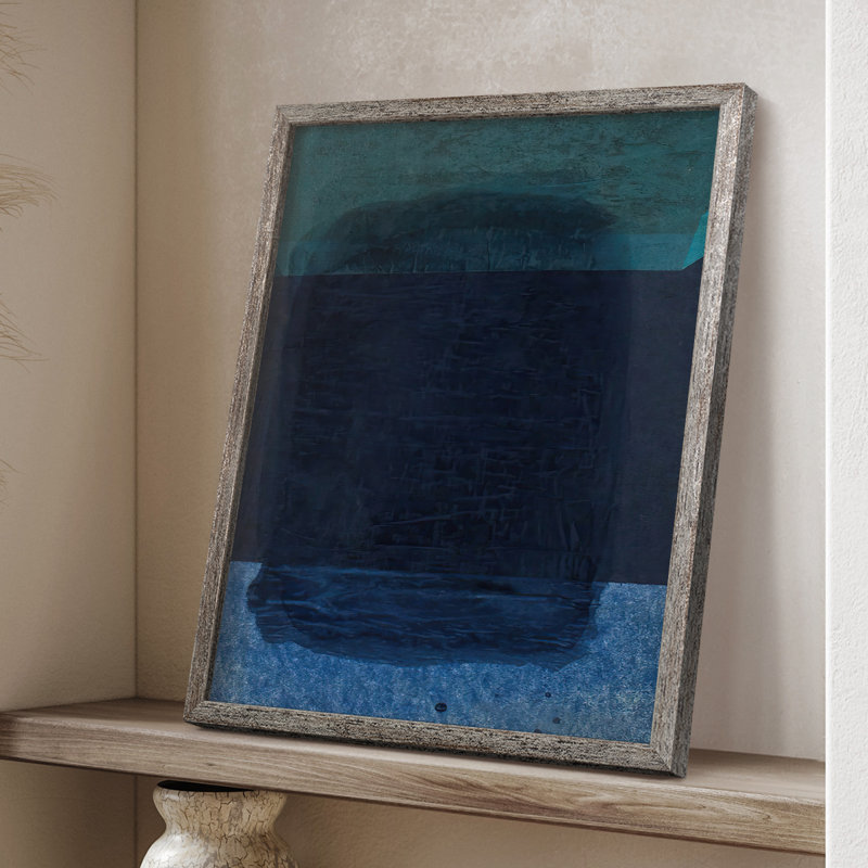 Souvenir de Rothko II, reproduction encadrée - bois massif, H 21 po x l 17 po