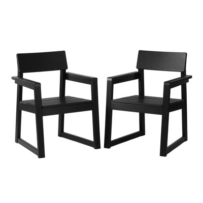 Chaise avec accoudoirs pour l'extérieur 