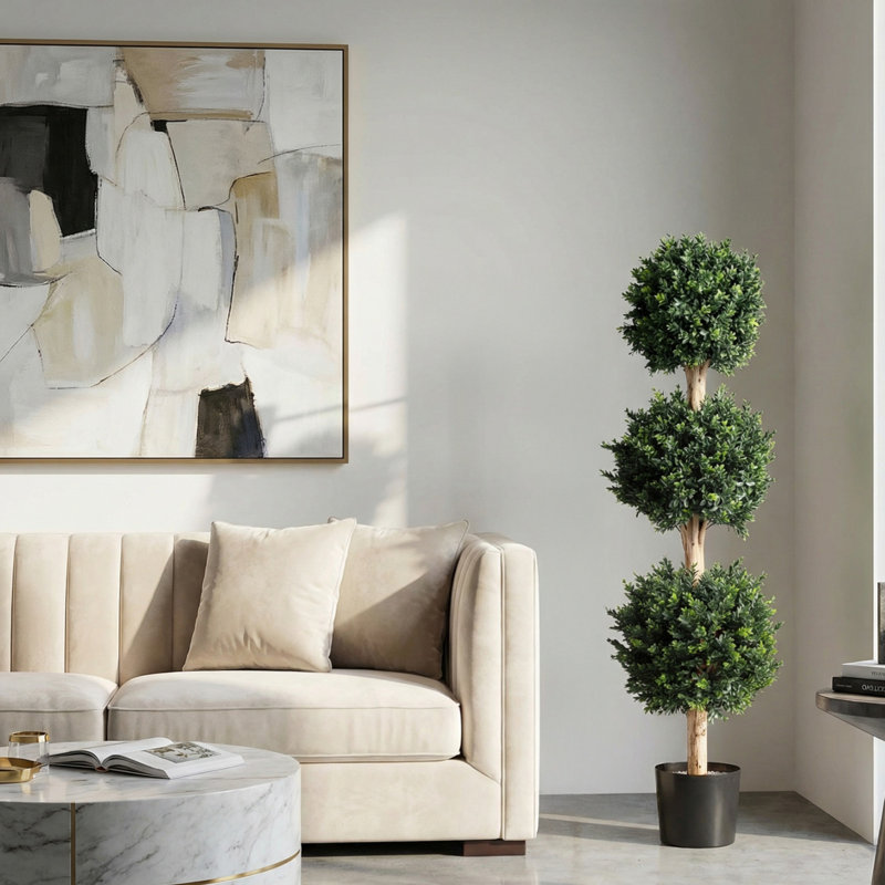 Ensemble de deux arbres artificiels Hedyotis Primrue