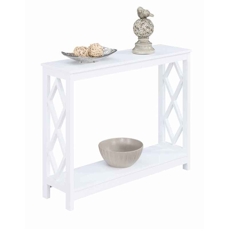 Console Dimson, H 6,25 po x l 43,75 po x P 14,5 po, Blanc