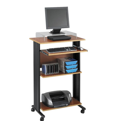 MUV Fixed Stand-Up Workstation AV Cart