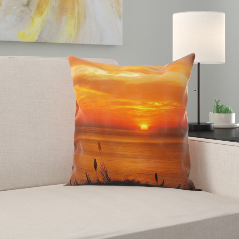 Coussin coucher de soleil
