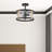 Logston 2 - Light 23.5" Steel Dimmable Glass Semi Flush