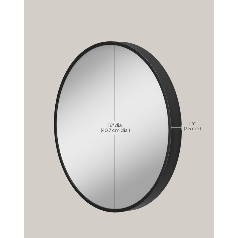 Ashwaq Round Mirror, 40.7cm H x 40.7cm W