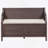 Rustic Multifunctional Storage Bench (Espresso+Beige)-950131307