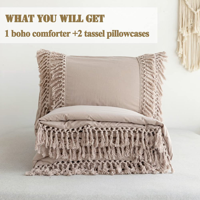 Cotton Quilt, Queen Quilt + 2 Pillowcases, Taupe
