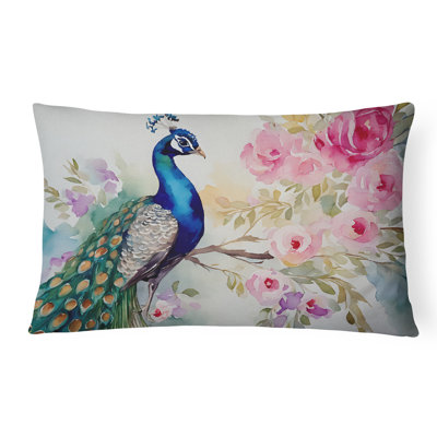 Peacock Throw Pillow