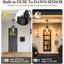 Luminaire suspendu d'extérieur Dusk to Dawn Sensor