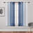 2 Panels Ombre Sheer Curtains Faux Linen Semi Voile Gradient Farmhouse Style Curtains, Grommet Top Window Drape Panels for Bedroom and Living Room-4019759-4019748