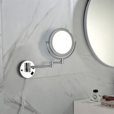 Versatile Wall Mounted Makeup Vanity Mirror With Advanced Functions