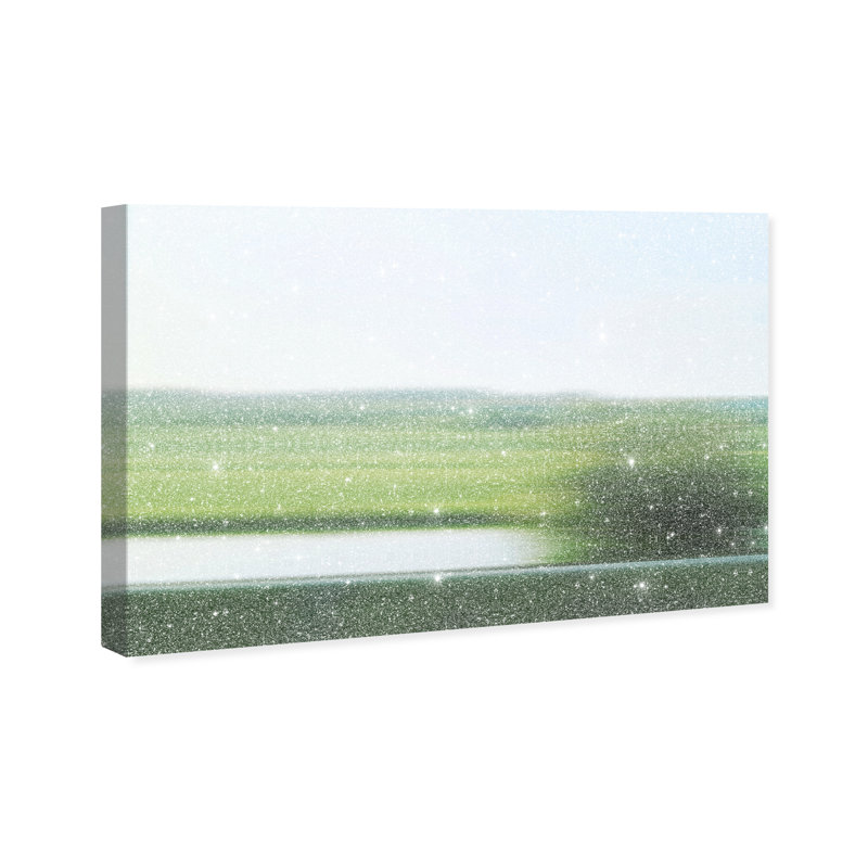 Velocity Meadow I Print by Oliver Gal, 10"H x 15"W, Gallery Wrapped