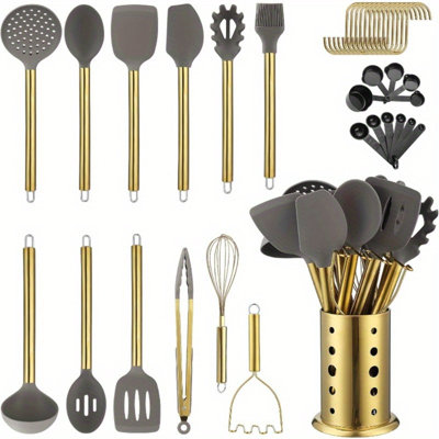 Jetlifee 38 Piece Stainless Steel Cooking Utensil Set