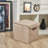 100% Jute Cubby Minimalist Felt Storage Box
