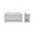 Moille 73" Double Bathroom Vanity Set-53400953