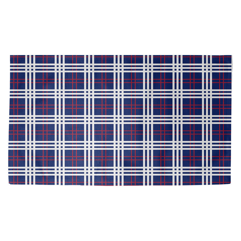 Plaid Indoor Rug, Rectangle 2' x 3'
