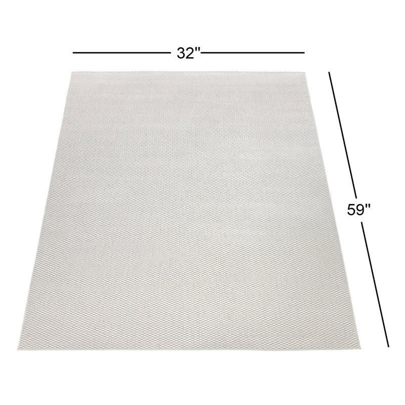 Iyana Machine Woven Indoor/Outdoor Area Rug , Rectangle 2'8" x 4'11"