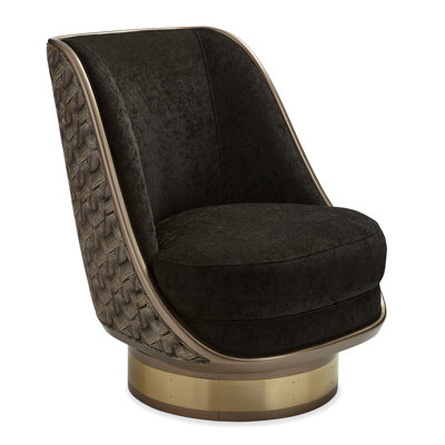 Caracole Upholstery Swivel Chair