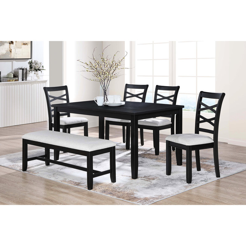 Solid Wood Top Dining Set