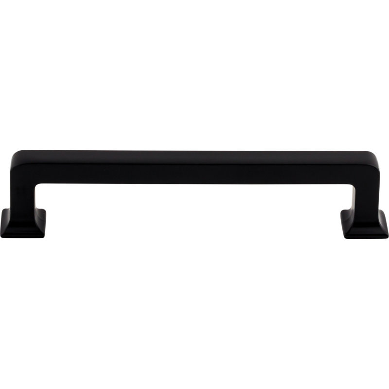 Ascendra 12" Center to Center Bar Pull, Flat Black, 5 1/16" Center to Center