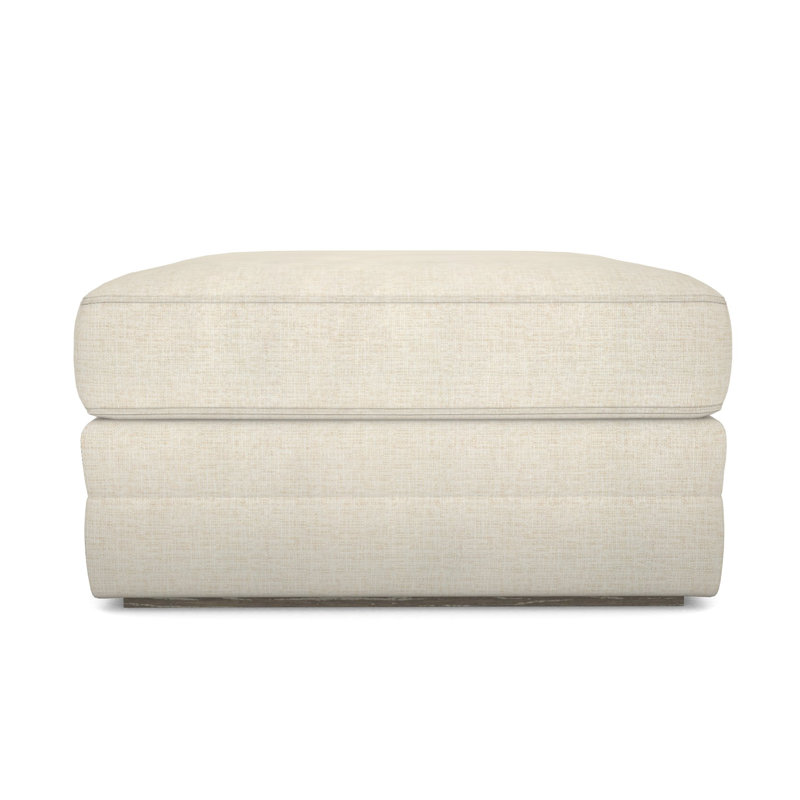 Boyden Ottoman, Tuck Linen, Hampton