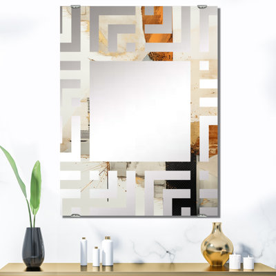 Miroir mural décoratif Mccuin - Abstract Collages