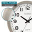 Horloge murale en acier inoxydable 16 "Soltis-1505559709