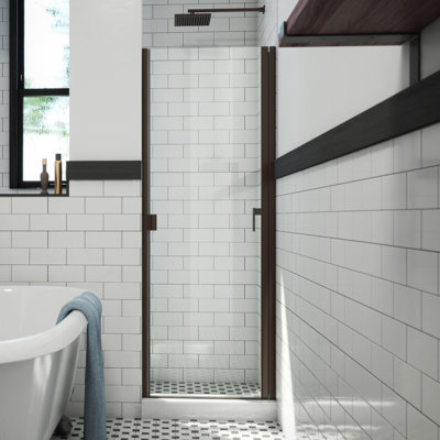 RD 36" W x 69" H Semi-Frameless Shower Door