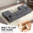 137" U-shaped Modular Sectional Sofa 4 Pieces Oversized Corduroy Comfy Couch With 2 Side Storage Shelves & Chaise Sets-1984097176