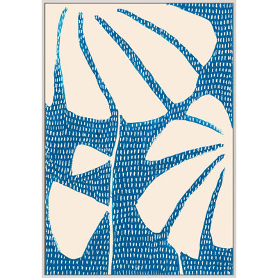 Céramique bleue 4 par Andrea Stokes - Art mural encadré