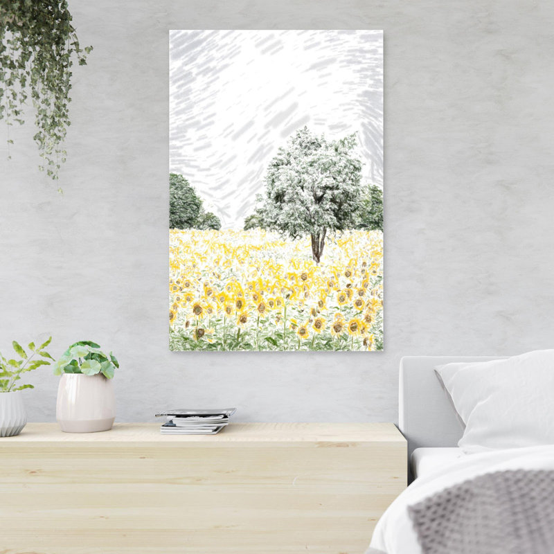 Rectangle, impression sur toile tendue, H 20 po x l 16 po